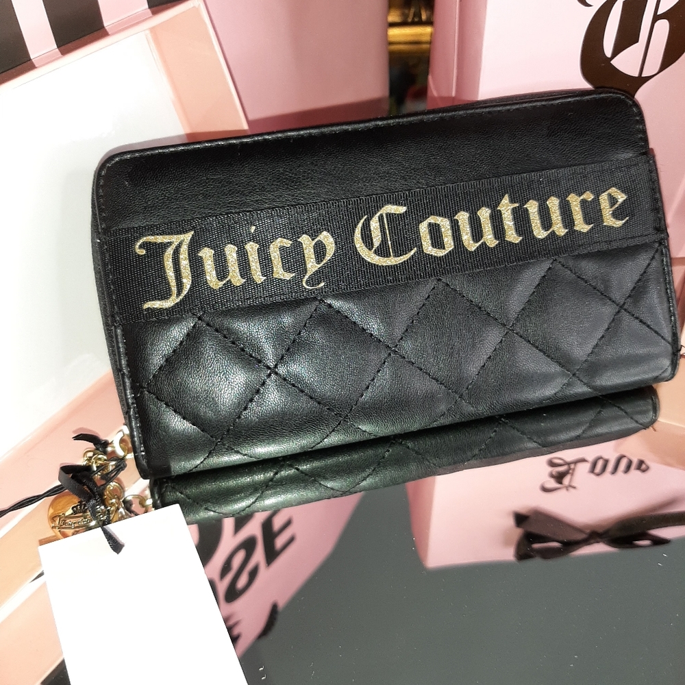 🥰JUICY COUTURE "STARBURST" ZIP AROUND WALLET